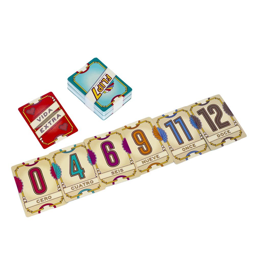 Flip 7 juego de cartas: party game de riesgo y estrategia para grupos