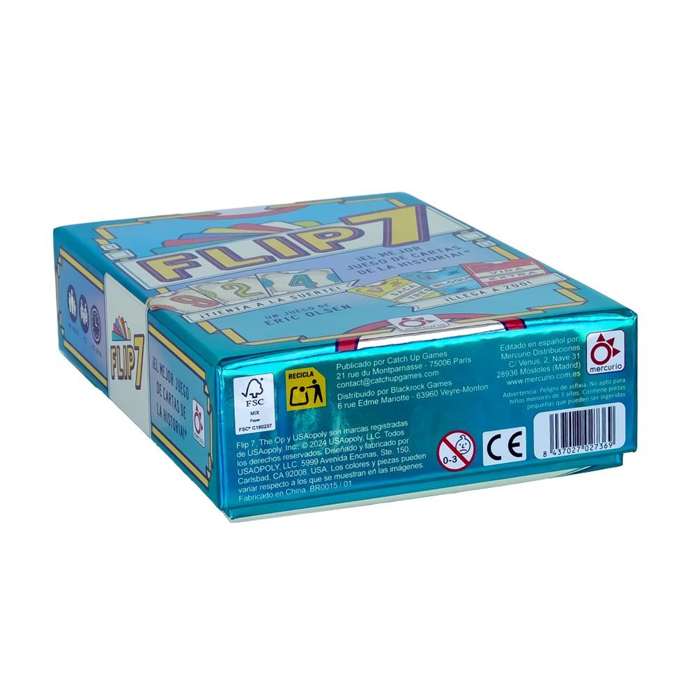 Flip 7 juego de cartas: party game de riesgo y estrategia para grupos