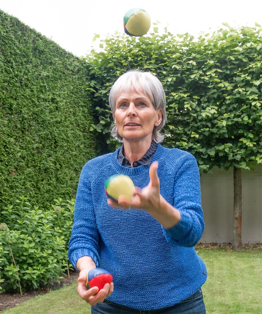 Juego de 3 pelotas de malabares (diámetro 2,5 ″)