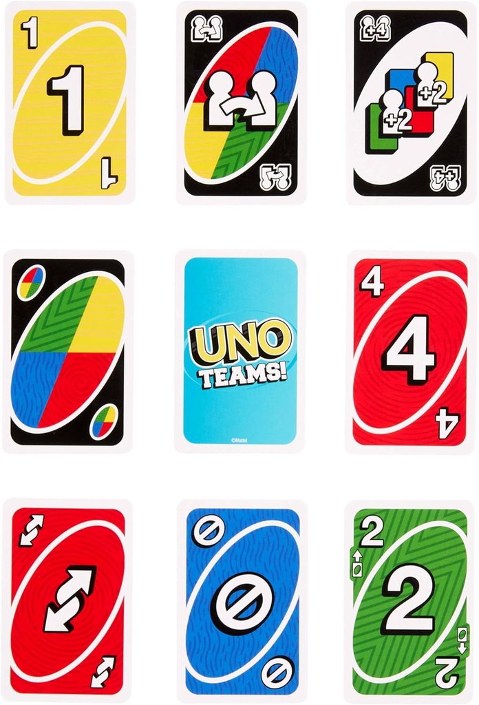UNO Teams juego de cartas por equipos