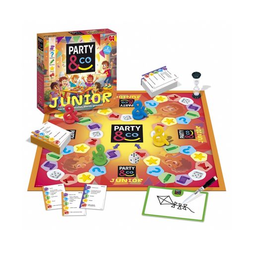 Party & Co Junior – Juego cooperativo de expresión y creatividad infantil