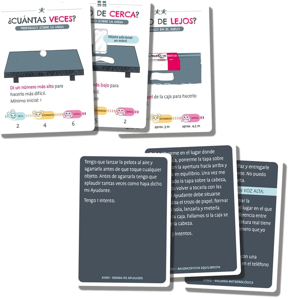 ¡A prueba de retos! – Juego de retos divertidos para animación de grupos