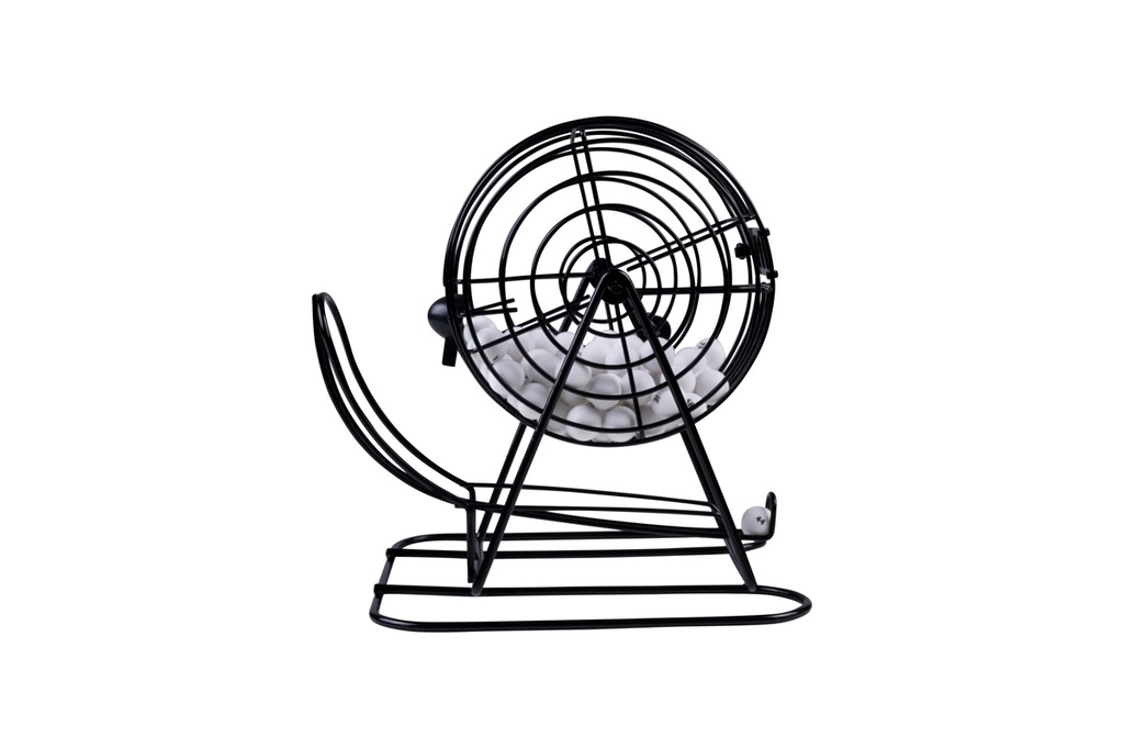 Bingo Lottomolen 1-90 con Tambor Metálico 13,5 cm