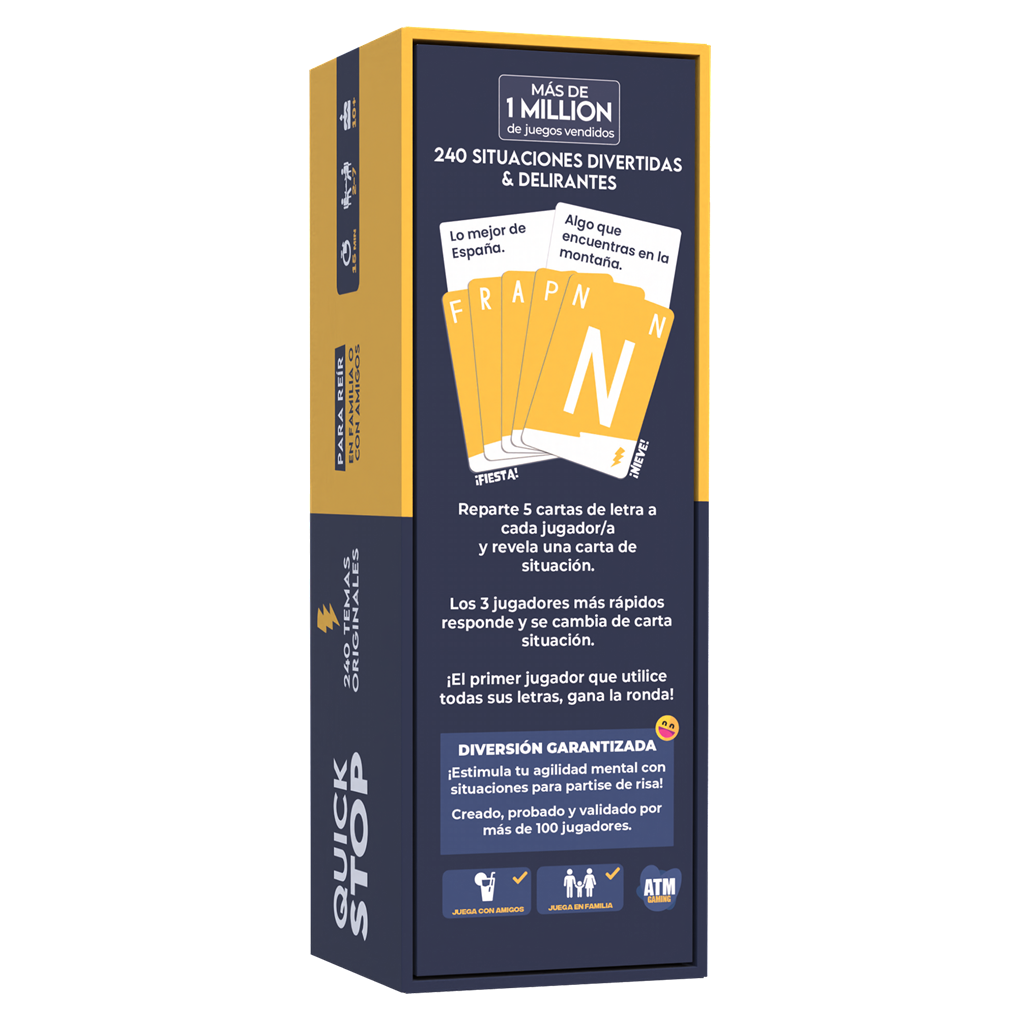 Quick Stop – Juego rápido de reflejos y control de impulsos para grupos