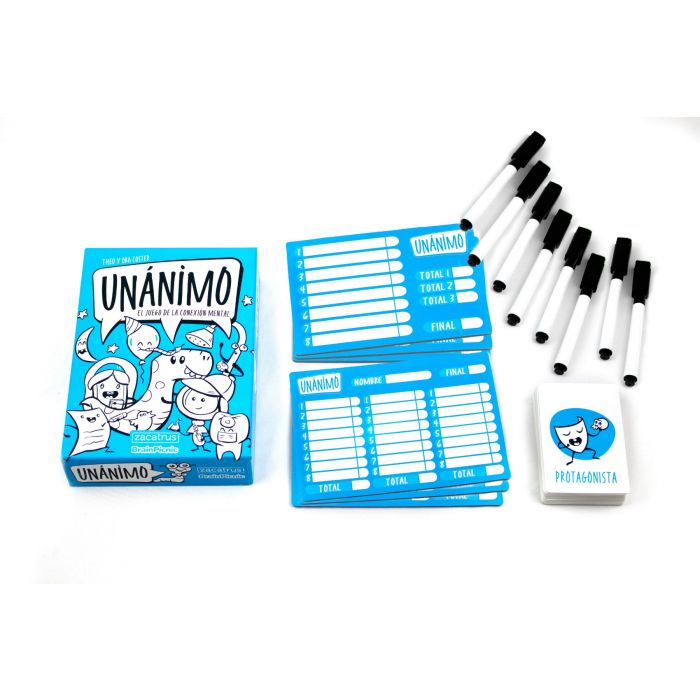 Unánimo: juego de conexión mental y palabras para grupos (8+)