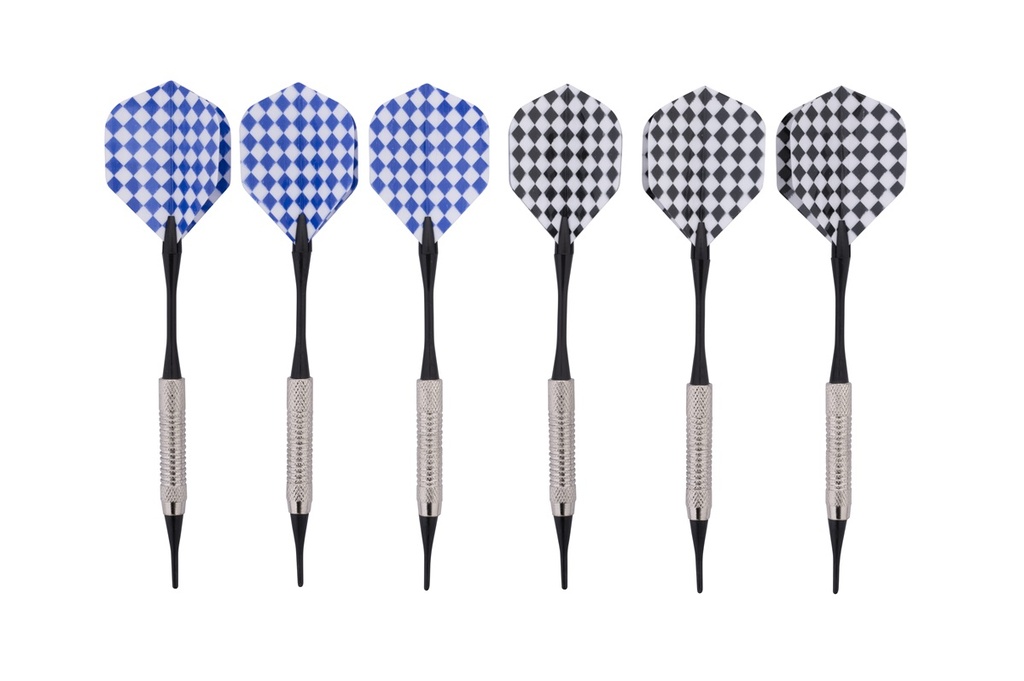 Diana Electrónica Longfield Darts – 26 Juegos, 185 Variantes, con 6 Dardos Soft-Tip