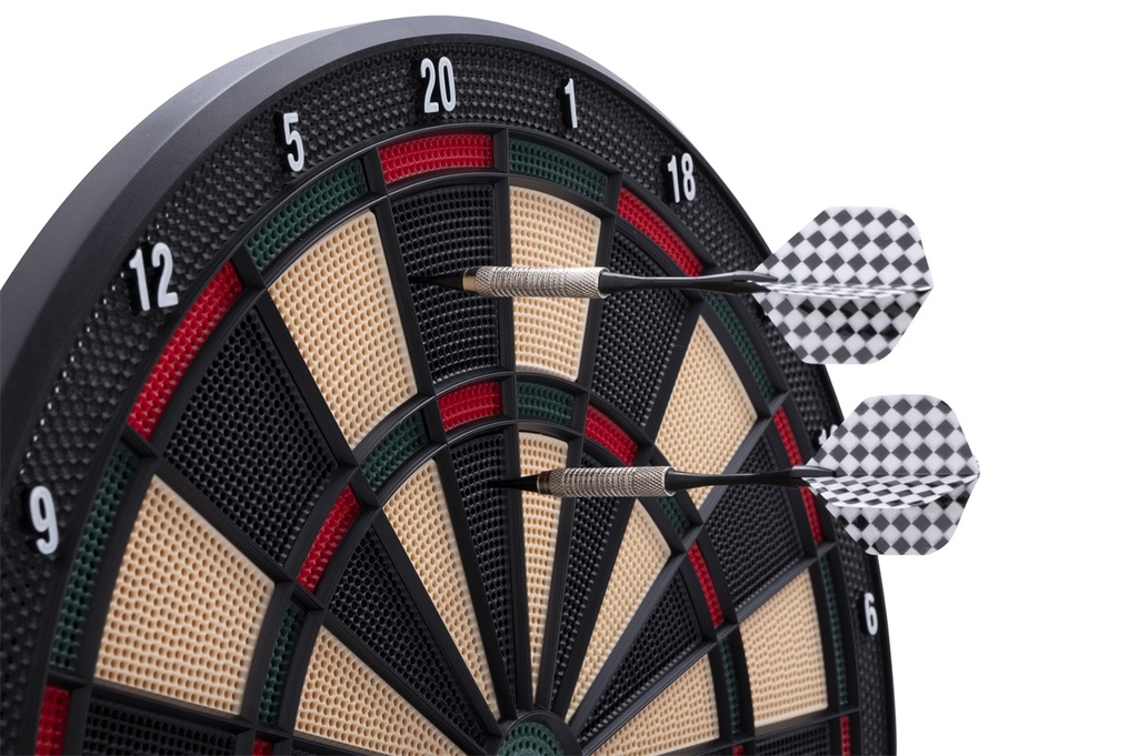 Diana Electrónica Longfield Darts – 26 Juegos, 185 Variantes, con 6 Dardos Soft-Tip