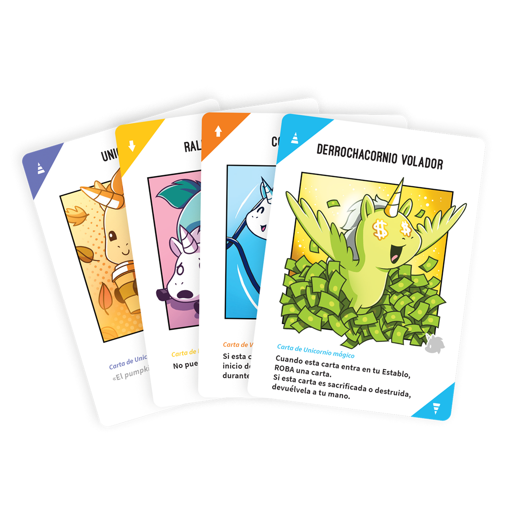 Unstable Unicorns: juego de cartas estratégico de unicornios y caos (8+)