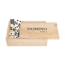 Domino Doble 9 Grande con Spinners: Fichas jumbo en caja de madera