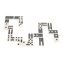 Domino Doble 9 Grande con Spinners: Fichas jumbo en caja de madera