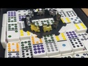 Dominó Mexican Train Doble 12 maletín aluminio negro