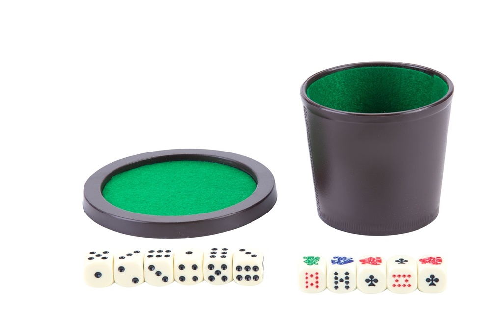 Cubilete de Juegos de Dados Doble Set