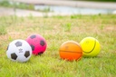 Pelota de tenis de espuma blanda amarilla