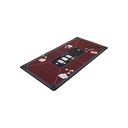 Pokerkleed rojo 120×60 cm antideslizante (pack 4)