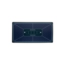 Tapete de póker azul Engelhart 118x59 cm antideslizante