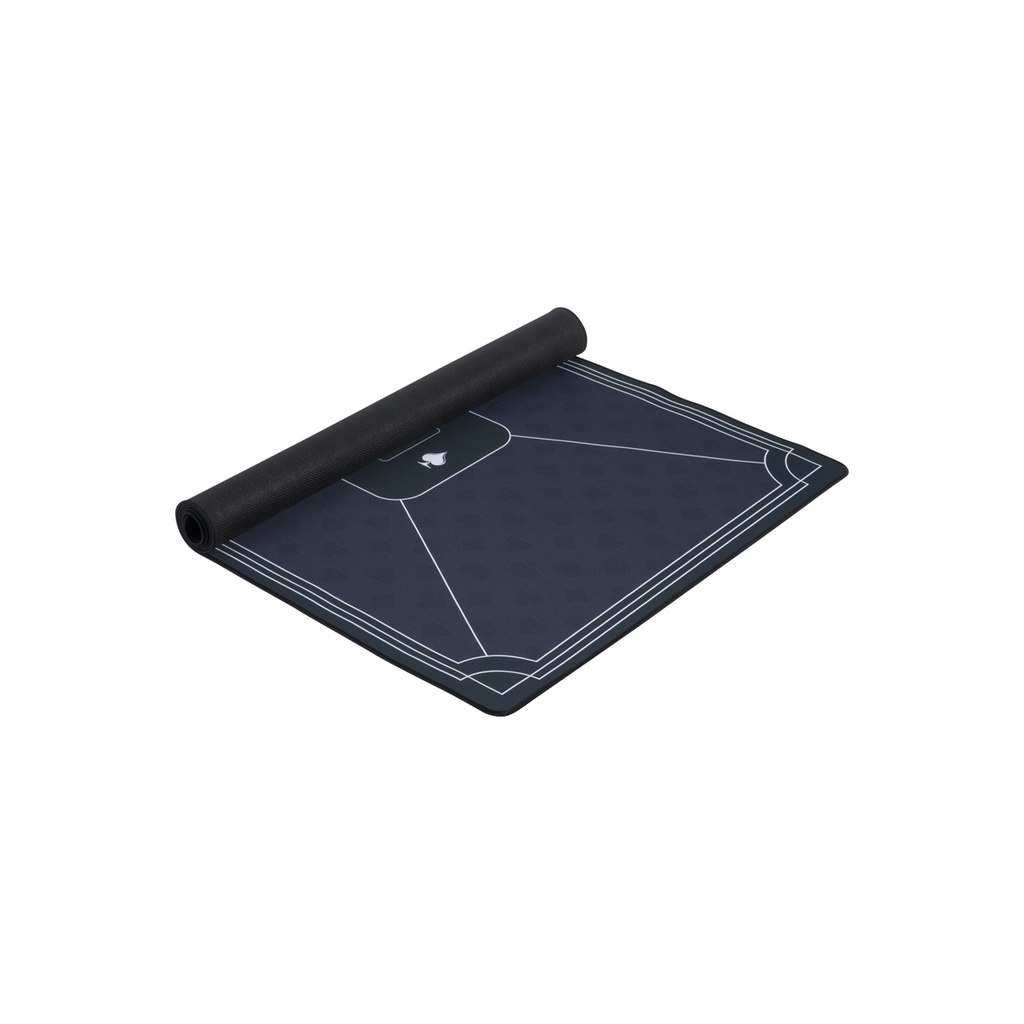 Tapete de póker azul Engelhart 118x59 cm antideslizante