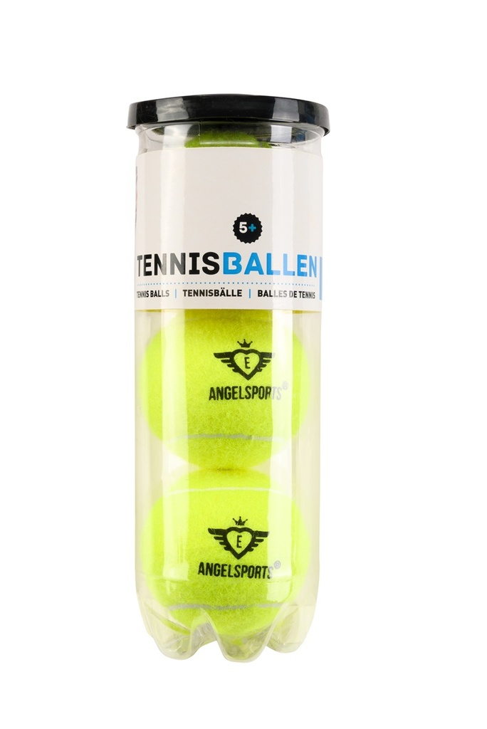 Tennisballen 3 en tubo: pelotas de tenis para dinámicas y deporte 