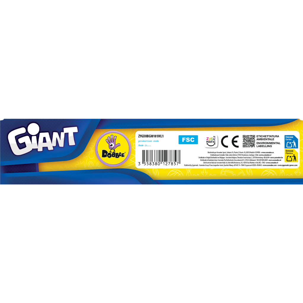Dobble Giant XXL – Juego de Observación Gigante para Dinámicas de Grupo