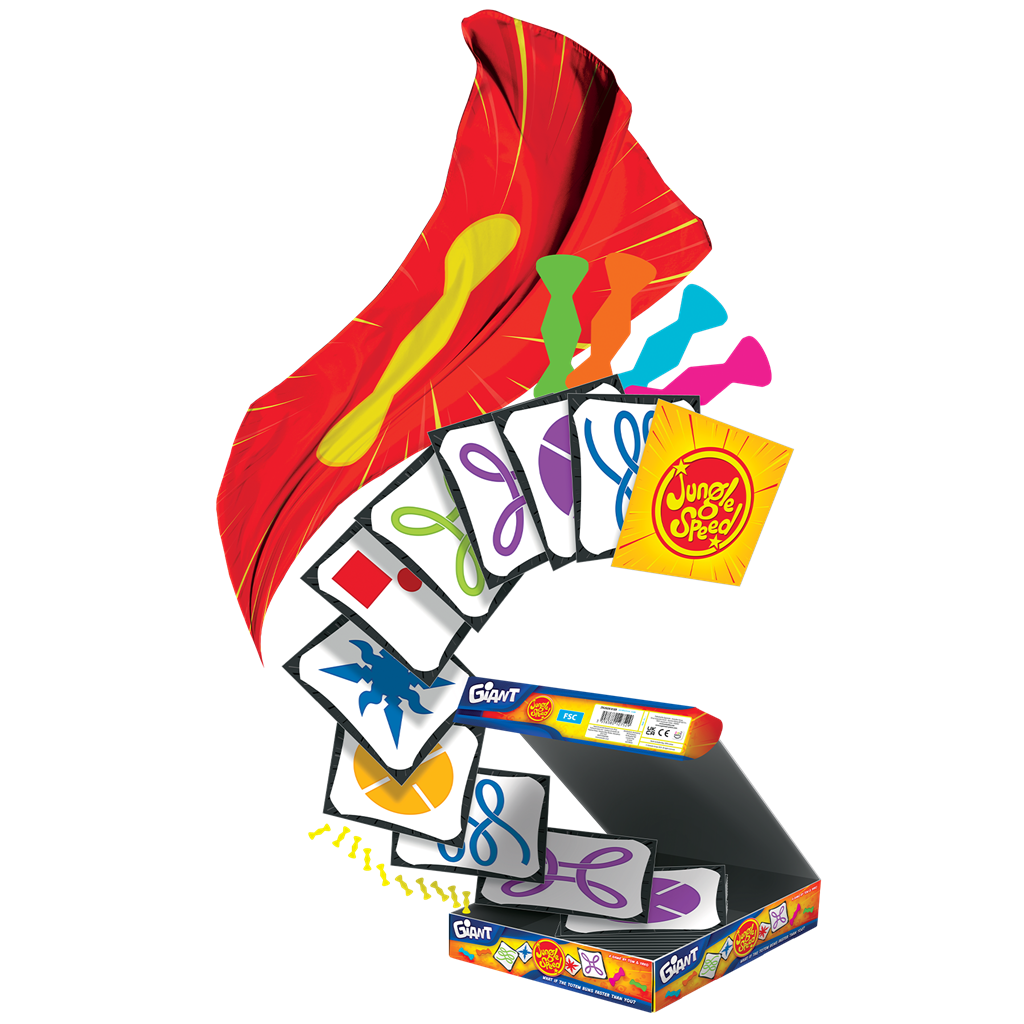 Jungle Speed Giant XXL – Juego de Reflejos Gigante para Dinámicas de Grupo