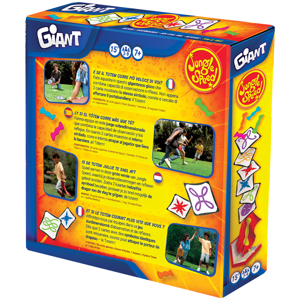 Jungle Speed Giant XXL – Juego de Reflejos Gigante para Dinámicas de Grupo