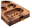 Awalé tamaño L: mancala africano de madera para estrategia educativa