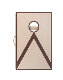 Cornhole 90x60 cm de madera: juego de puntería exterior
