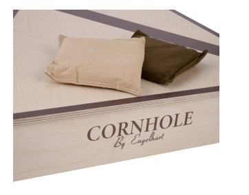 Cornhole 90x60 cm de madera: juego de puntería exterior