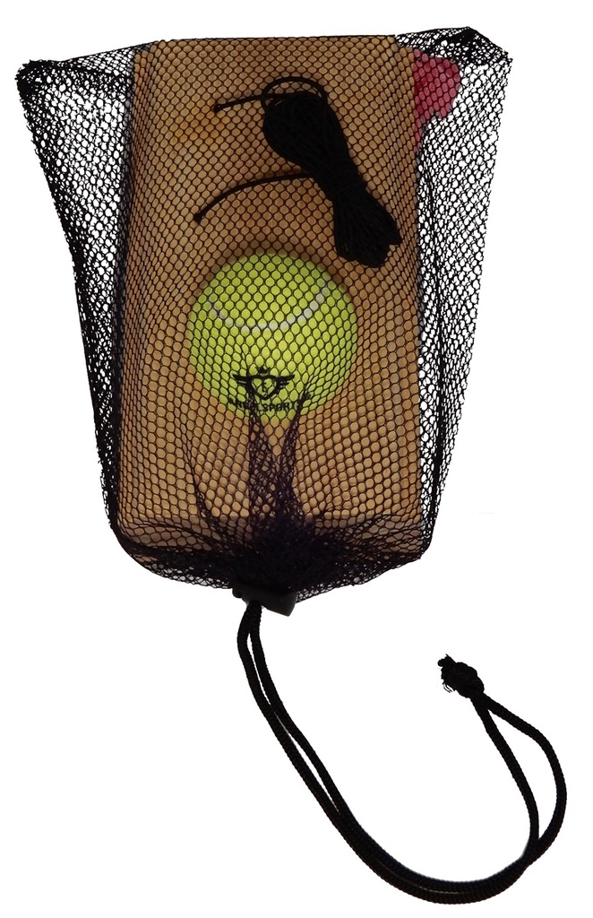Tennistrainer Luxe Rubberhout 1,2 kg: entrenador de tenis de madera