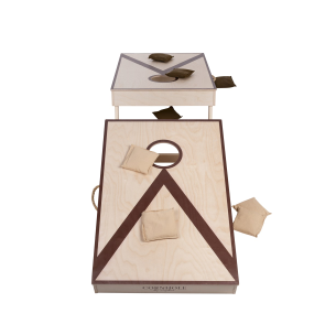 Cornhole dubbel 90 x 60 cm pine / birchwood 2 x 4 zakje