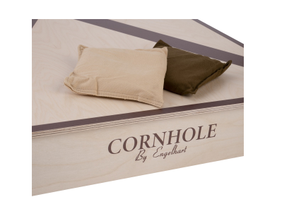 Cornhole individual 120x60 cm de madera para puntería y torneos