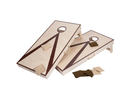 Cornhole doble 120x60 de madera con 2 tableros y 8 bolsas