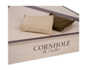 Cornhole doble 120x60 de madera con 2 tableros y 8 bolsas