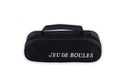 Set de 3 bolas de petanca Engelhart con bolsa negra y medidor