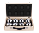 Set de 8 bolas de petanca Engelhart en maletín de madera