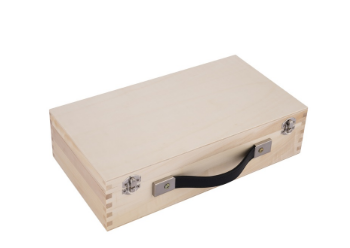 Set de 8 bolas de petanca Engelhart en maletín de madera