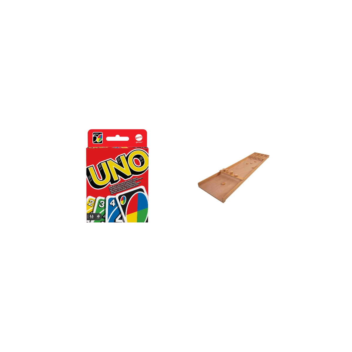 Lote Albergues Sala común: clásicos de madera, dominó, póquer y mini tejo para torneos (6+)