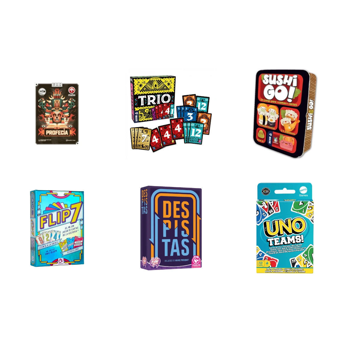 Lote Campamentos y colonias Caja de mochila: quince juegos de cartas resistentes y de reglas cortas (6+)