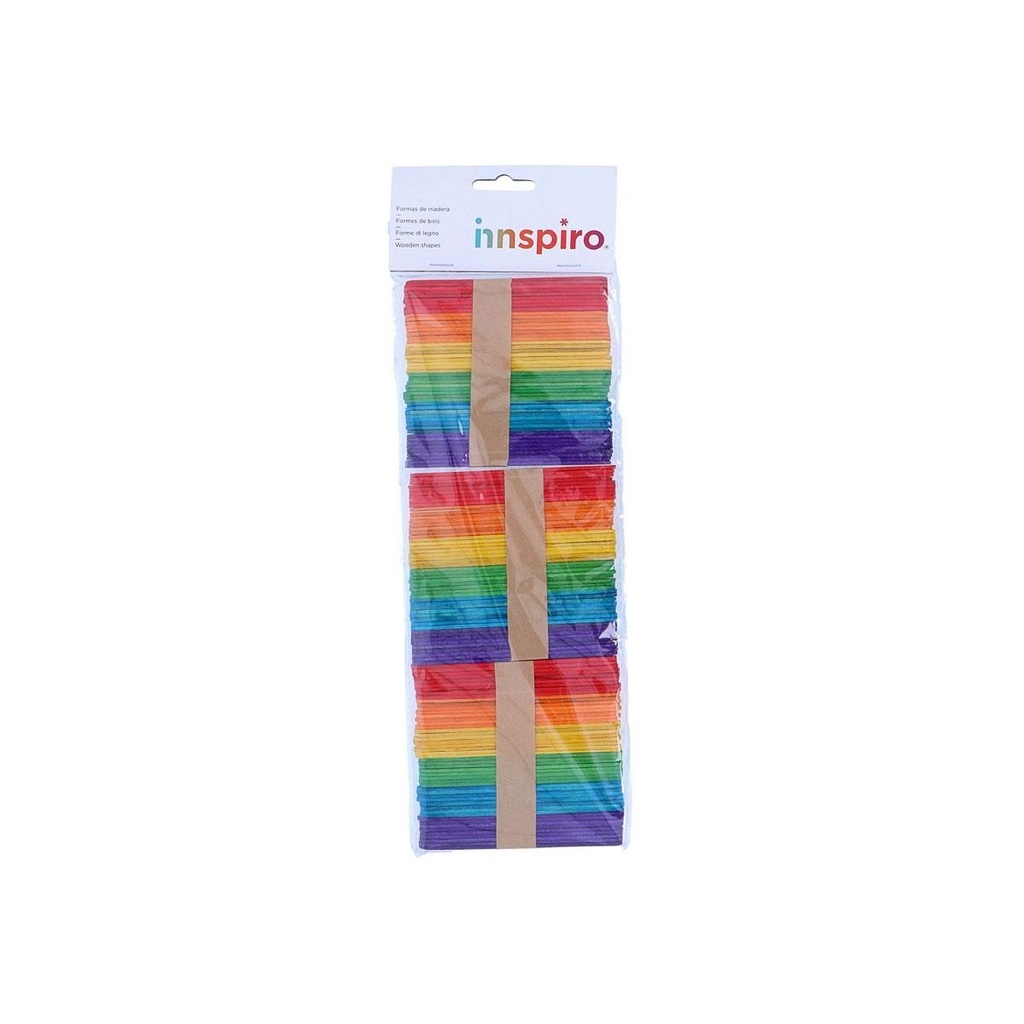 Palos de polo de madera de colores