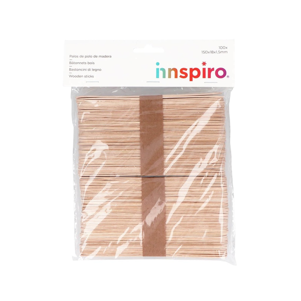 Palos de polo jumbo de madera natural