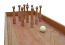 Billar de rampa de Madera – Diversión Clásica para Todas las Edades, Tischkegelbahn
