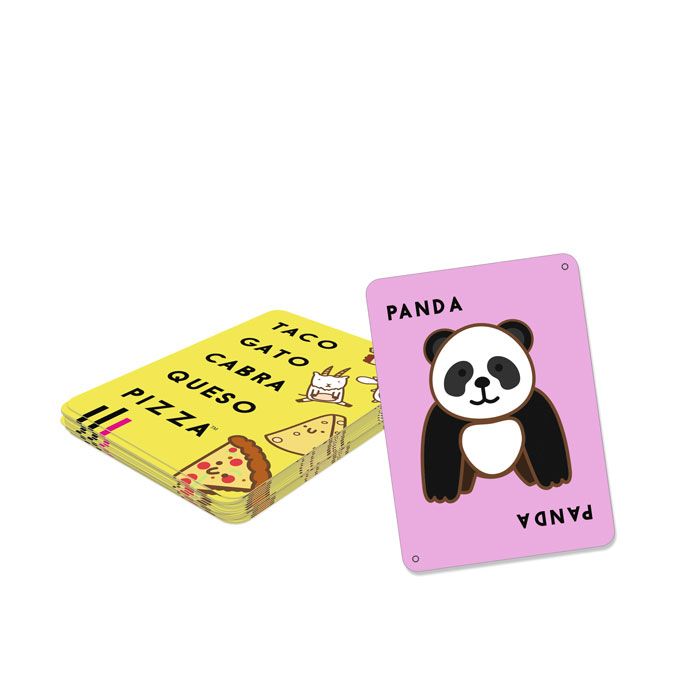 Taco, Vuelta, Cabra, Queso, Pizza –  Juego de Cartas Familiar y Divertido +8 Años | Versión Avanzada con Reglas Locas | Juego Rápido, Portable y Hilarante | De 3 a 8 Jugadores