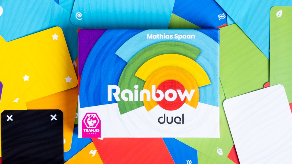 Rainbow Duel – Duelo de Colores Estratégico para 2 Jugadores +7 Años | Gestión de Riesgo, Memoria y Velocidad | Juego Compacto