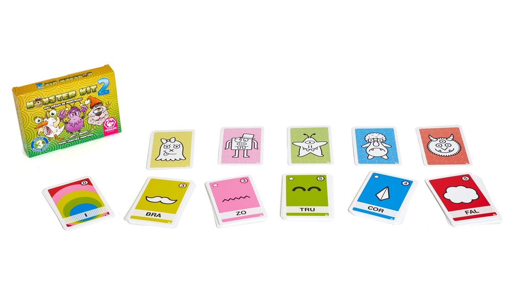 Monster Kit 2 - Juego de Mesa Creativo para Infancia | Crea Monstruos Divertidos y Desarrolla Imaginación, Lenguaje y Emociones | Ideal para Aula y Ocio
