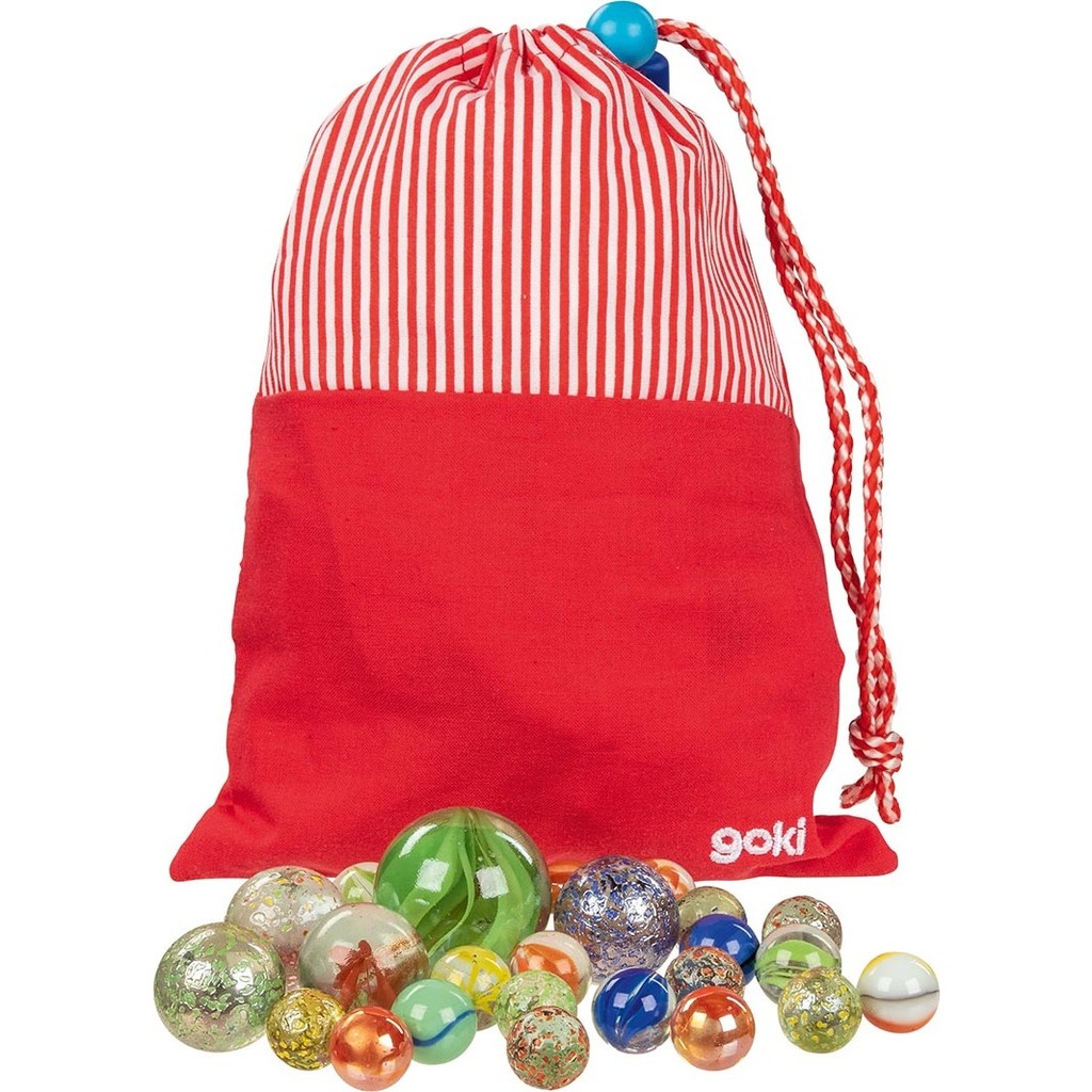 Mi saco de 50 canicas: juego clásico de puntería y destreza (3+)