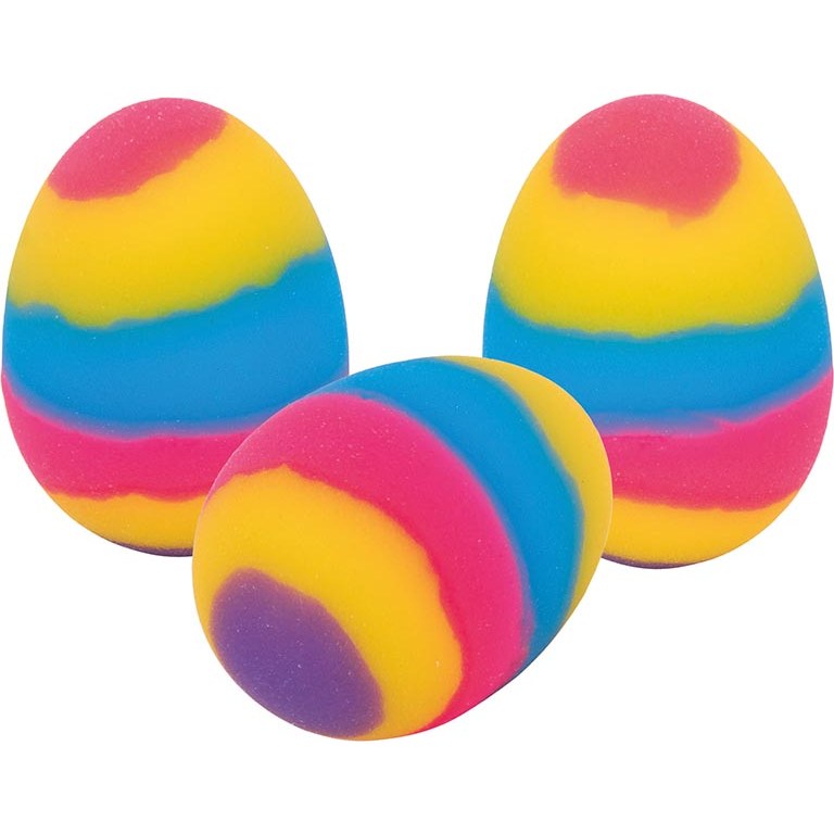 Pelotas saltarinas huevo de colores: juego de destreza y diversión activa (3+)
