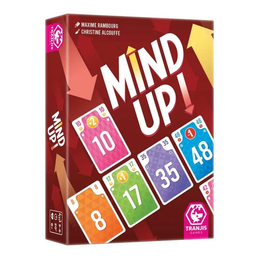 Mind Up! – Juego de Cartas Estratégico para 3-6 Jugadores | Habilidades numéricas | +8 años