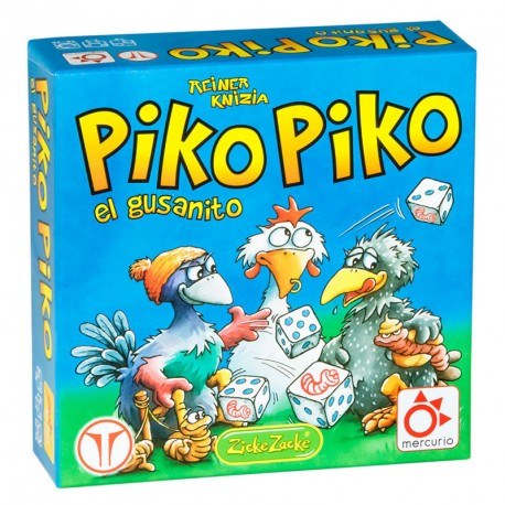 Piko Piko, el gusanito: juego de dados de riesgo y números (8+)