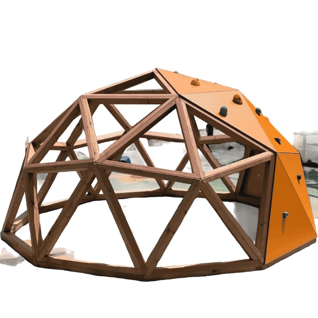 Estructura Domo F2 1/2 4 m: cúpula geodésica modular para interior y exterior (3+)