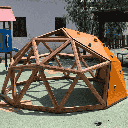 Estructura Domo F2 1/2 4 m: cúpula geodésica modular para interior y exterior (3+)