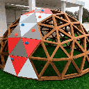 Estructura Domo F4 1/2 4m, juegos, aprendizaje y diseño